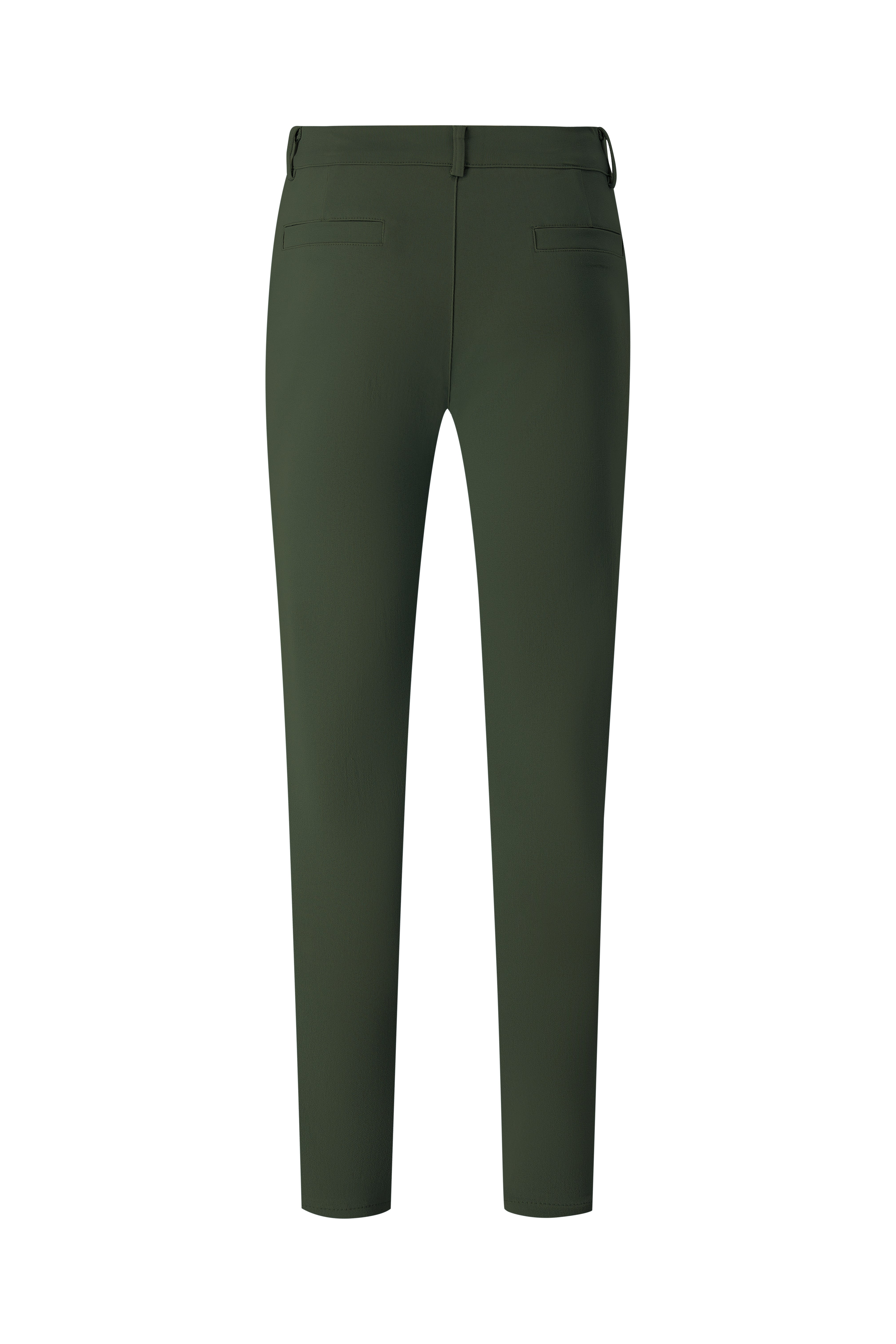 Super stretch pantalon khaki green