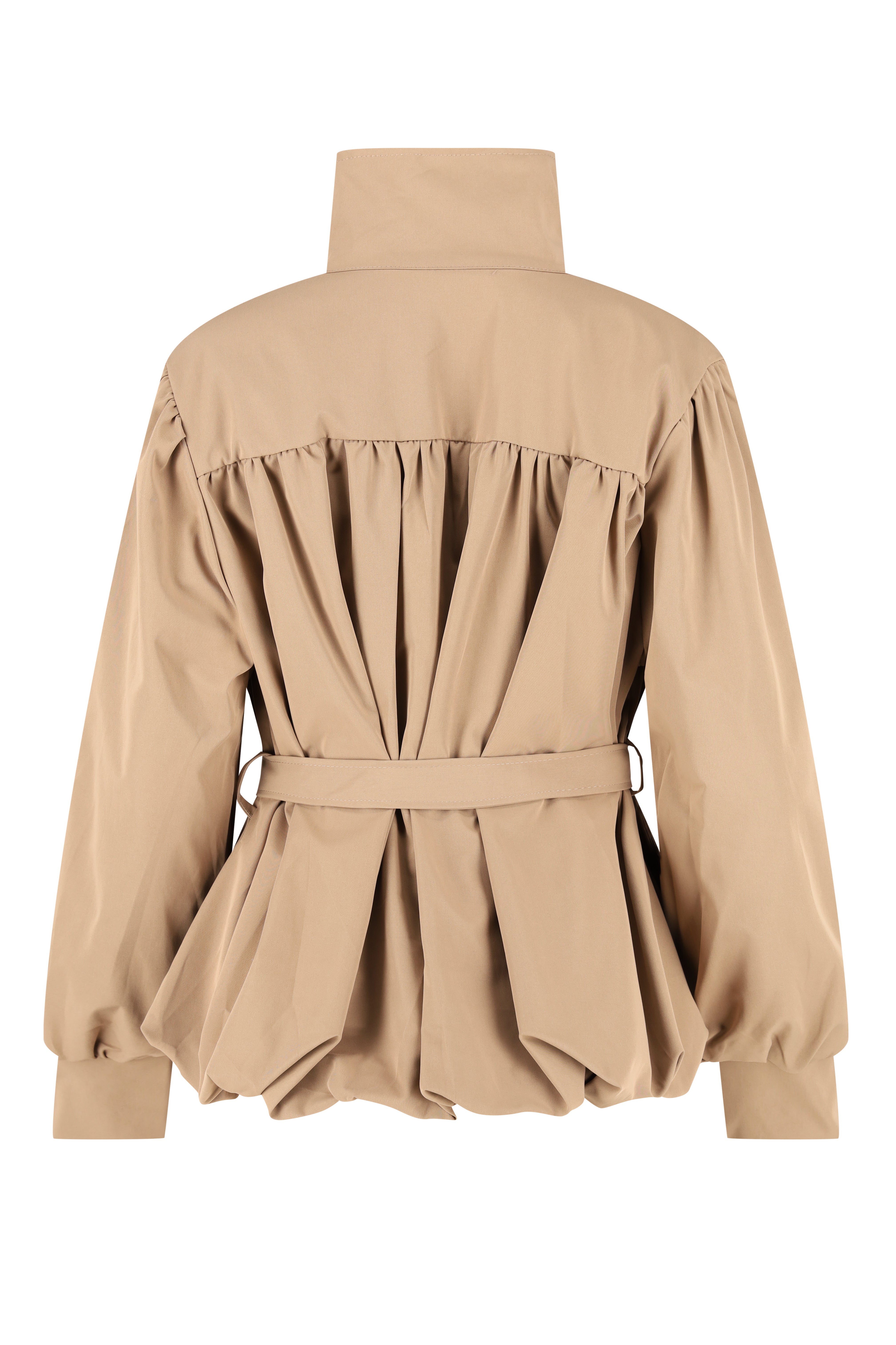 Belted Bubble Jacket - Camel