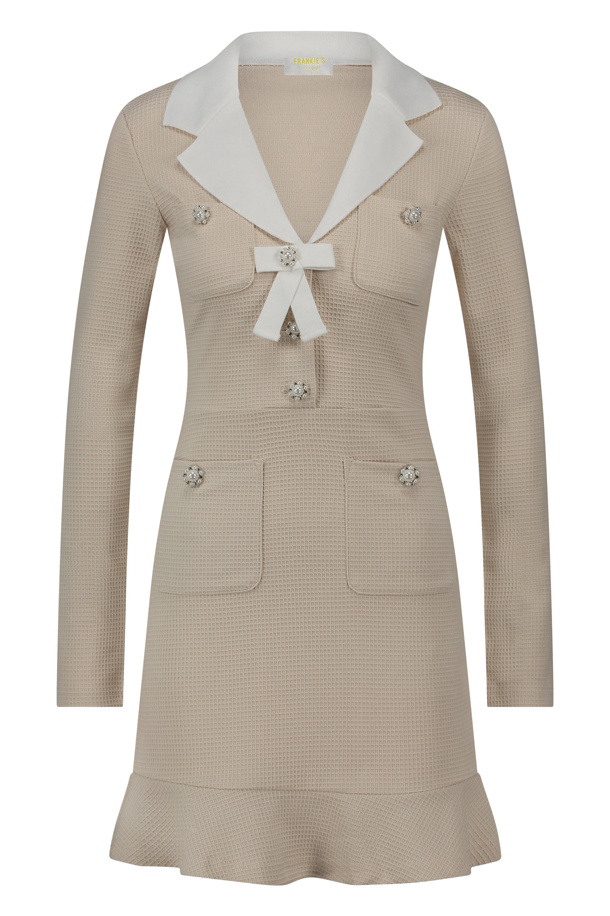 Kleid Wien beige