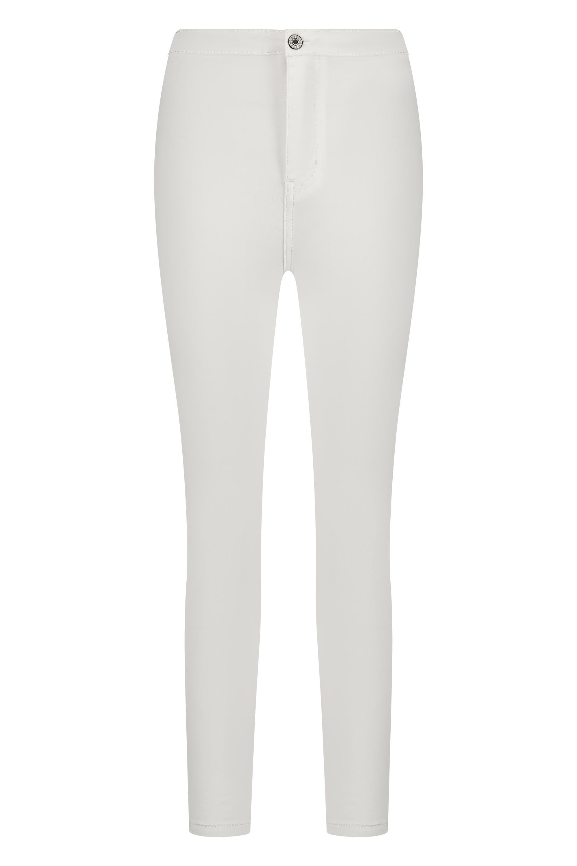 Skinny jeans stretch white