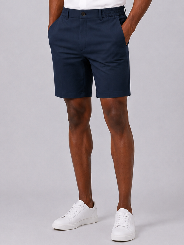 Monaco Tailored Shorts – Midnight Navy