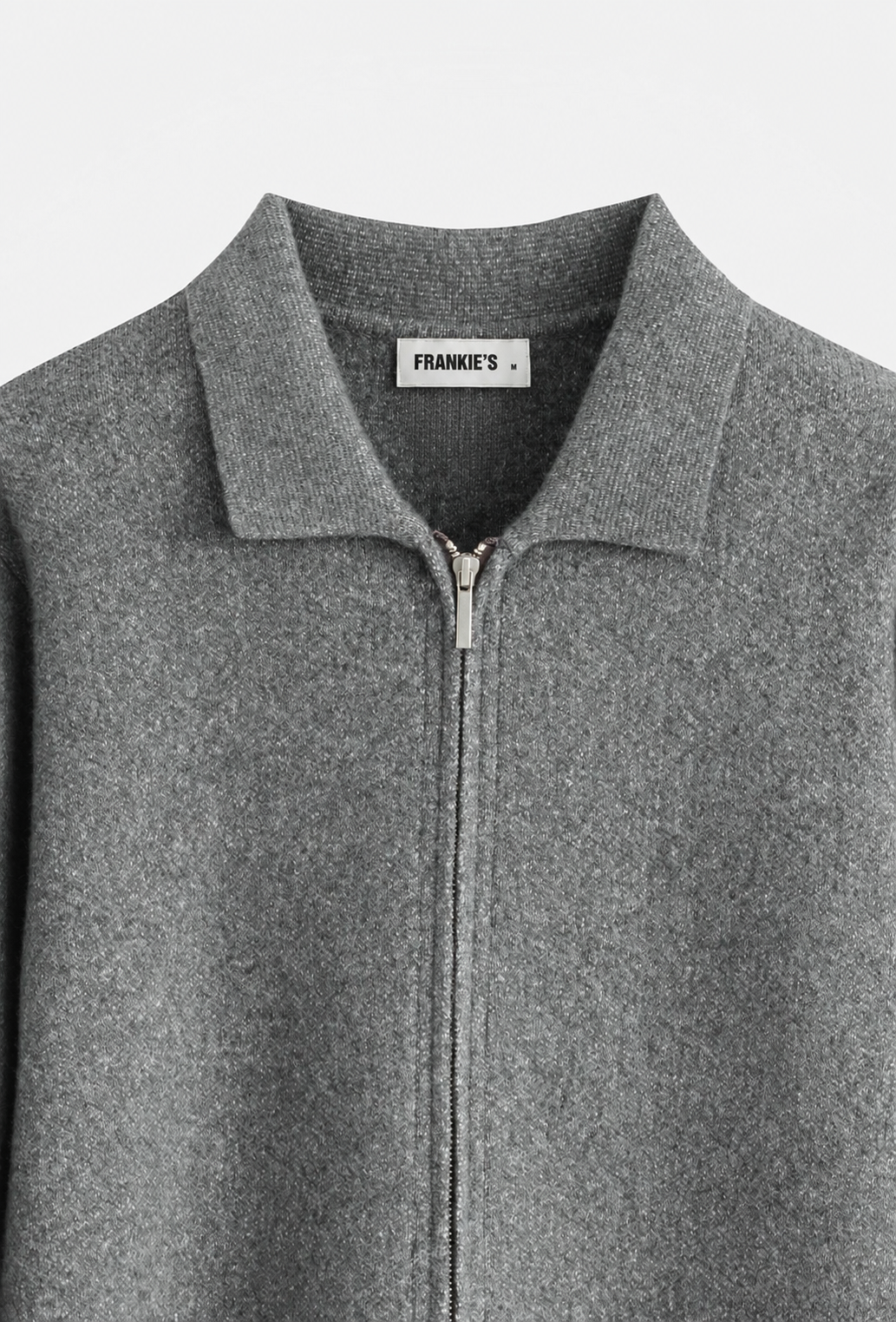 The Lorenzo Zip Knit Grey
