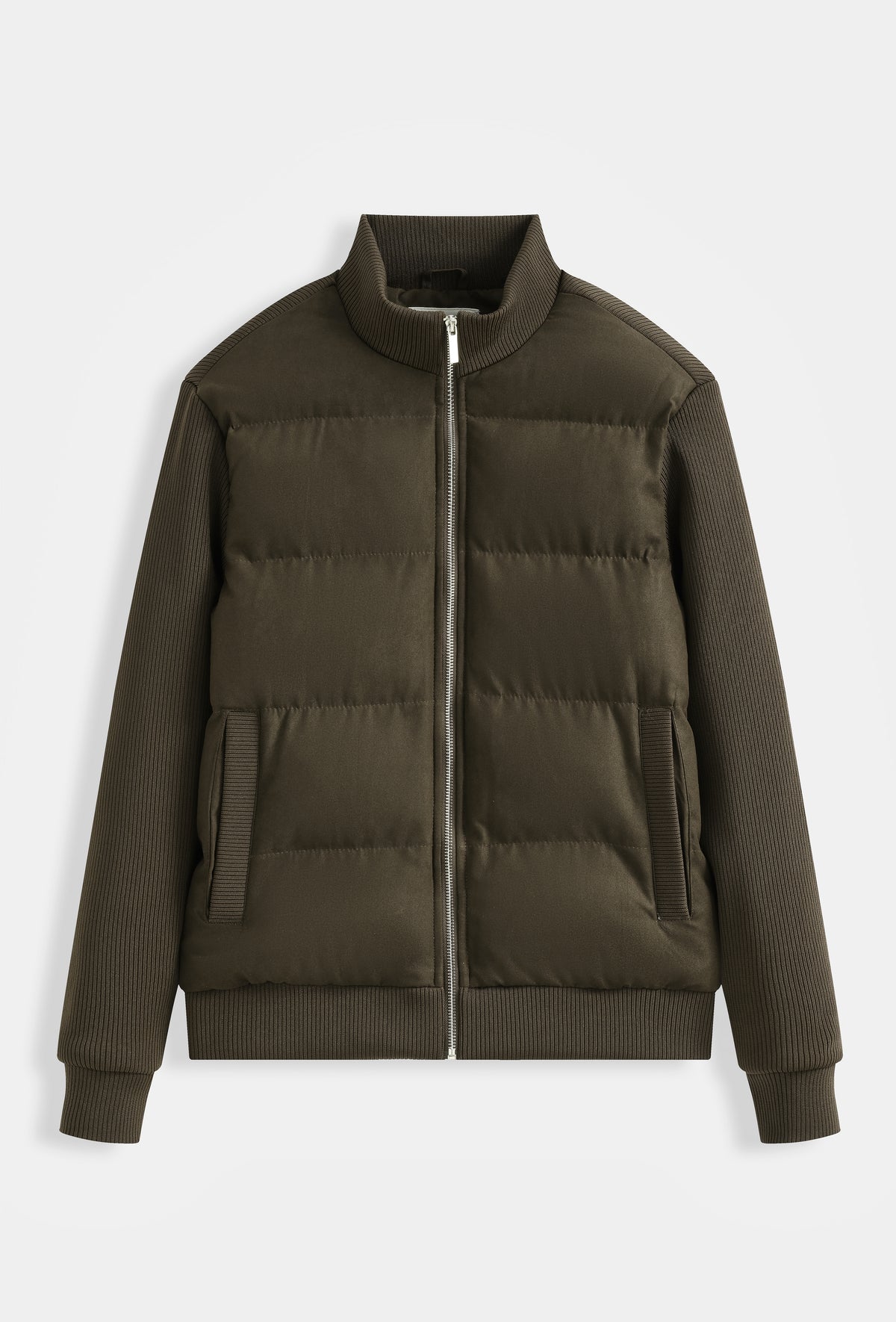 Cortina Hybrid Knit Jacket Dark Olive