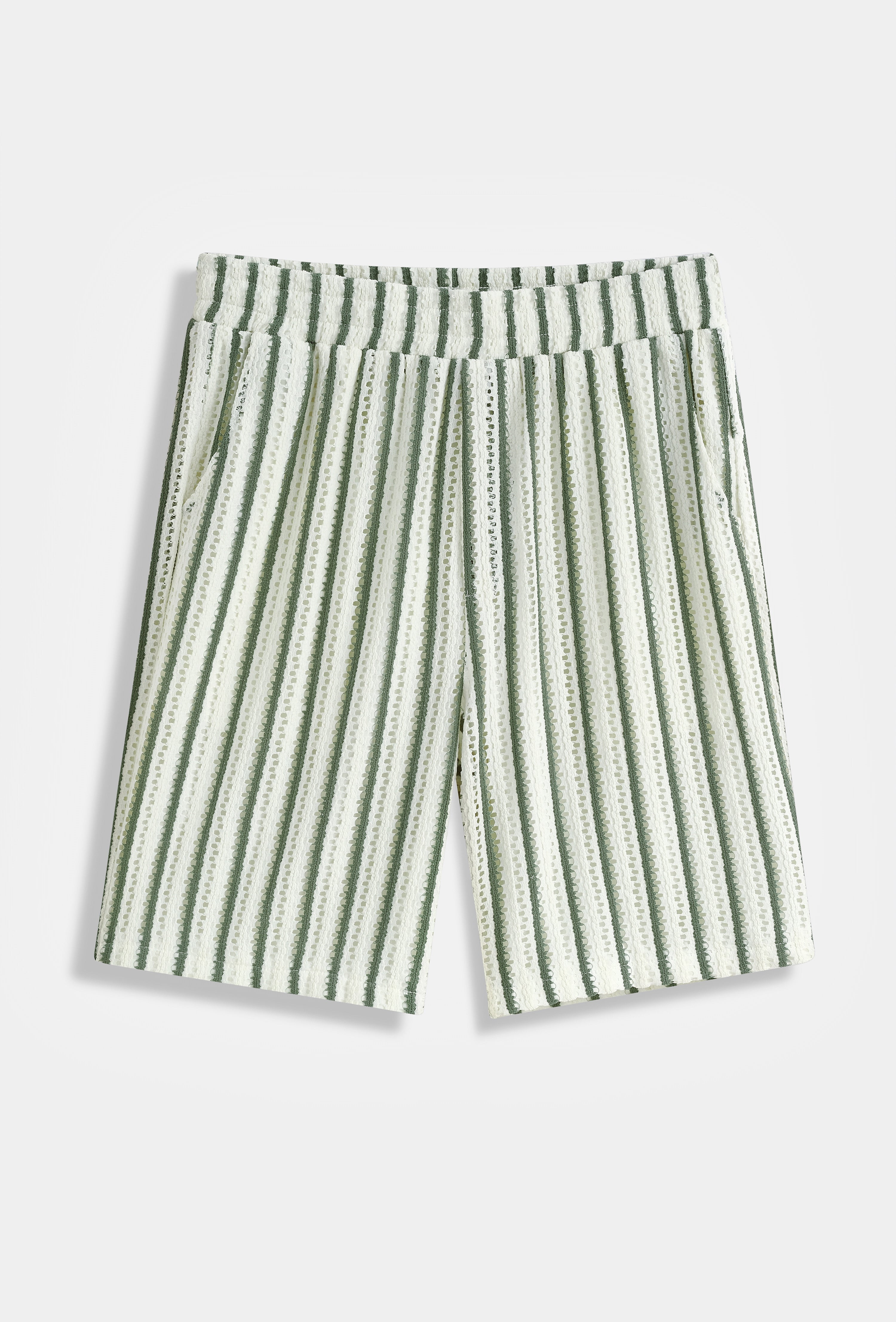Taormina Striped Summer Set Green
