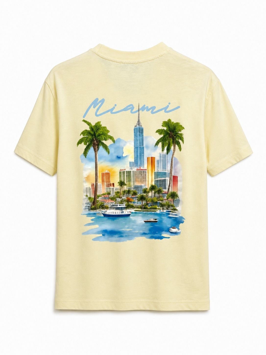 Miami City T-shirt yellow