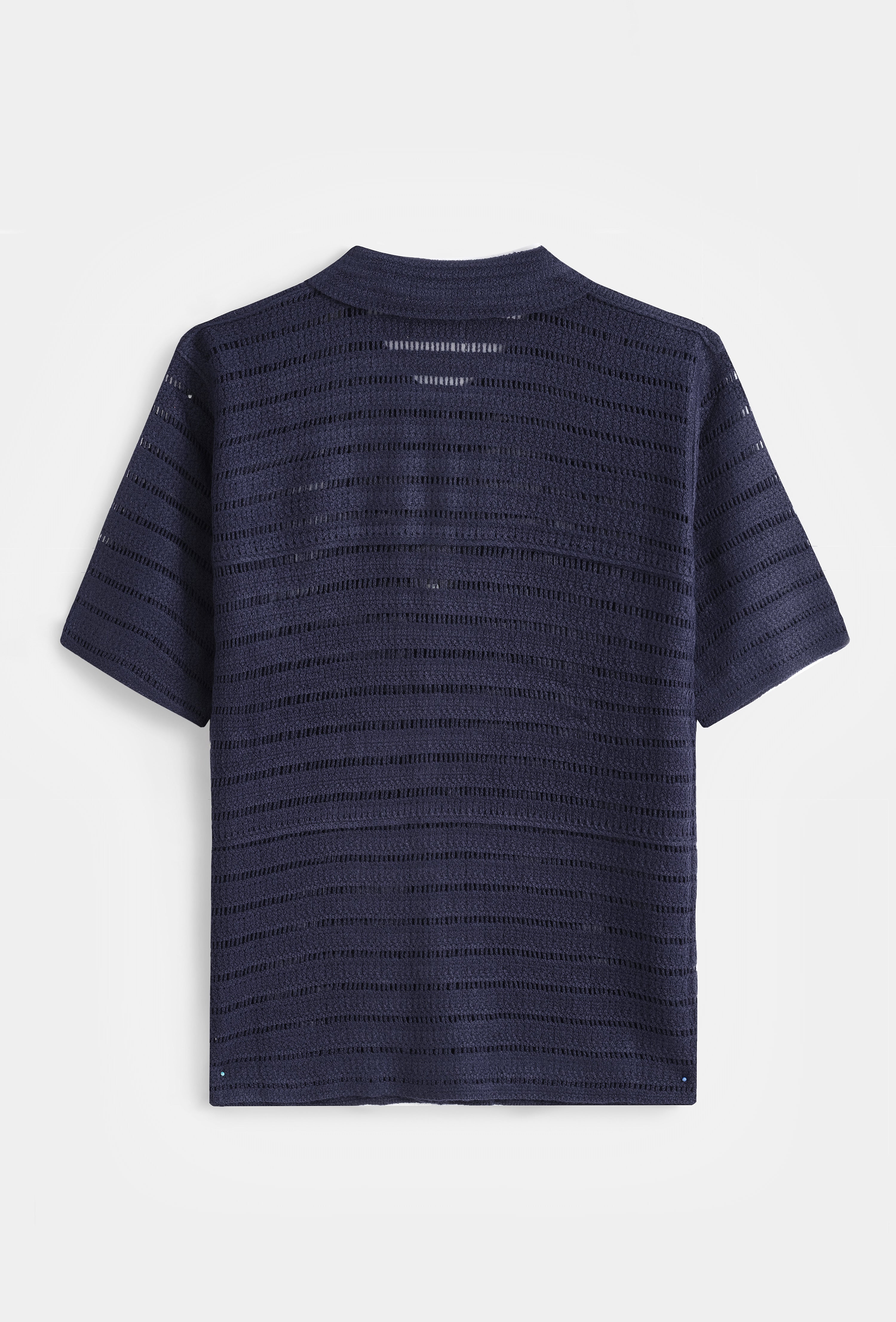 Sorrento Crochet Shirt – Deep Navy