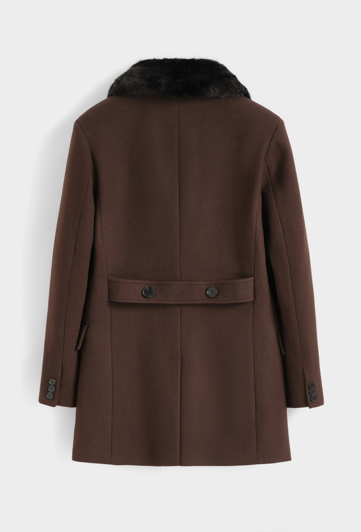 Bormio Statement Coat Brown - Frankie's