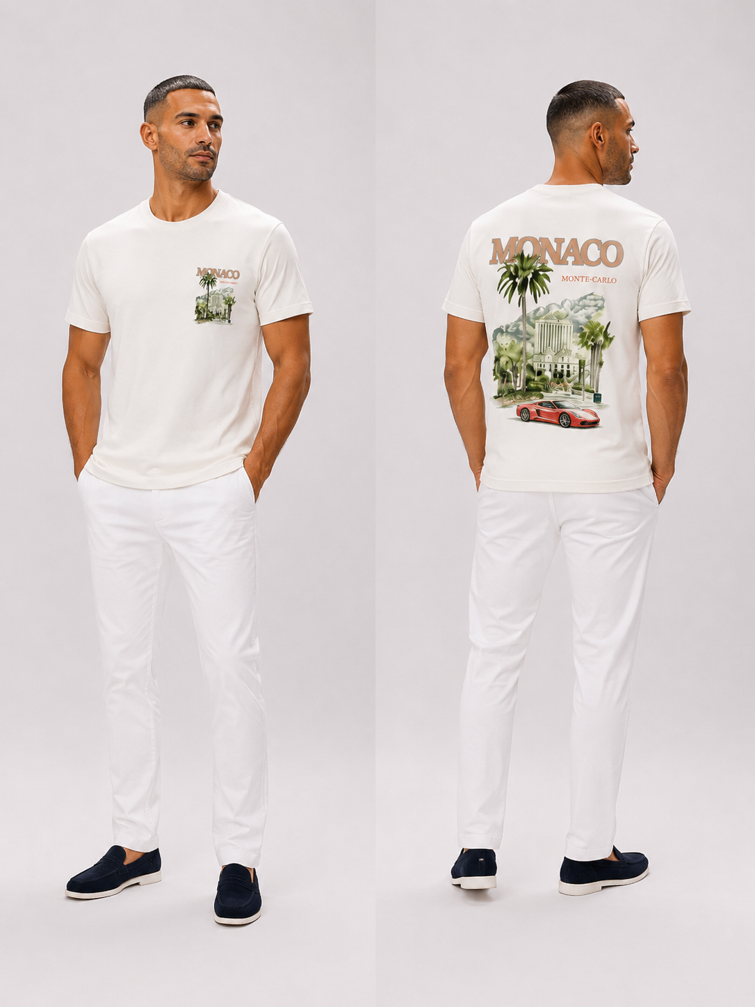 Monaco City T-shirt White