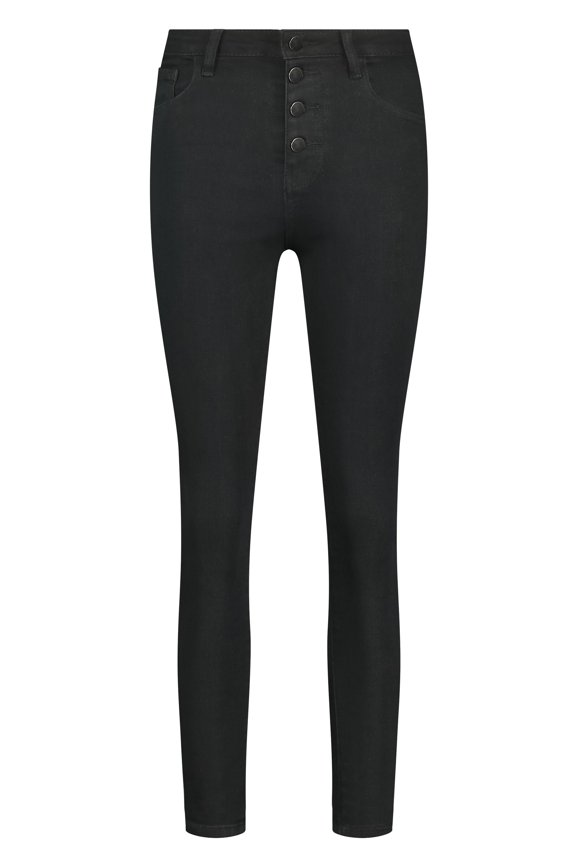 Schwarze Skinny-Jeans mit Stretchanteil