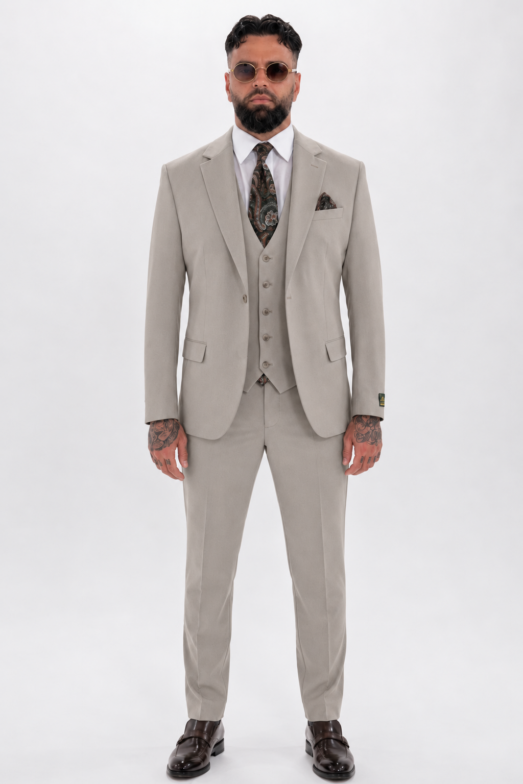 Suit Three Piece Valencia Beige