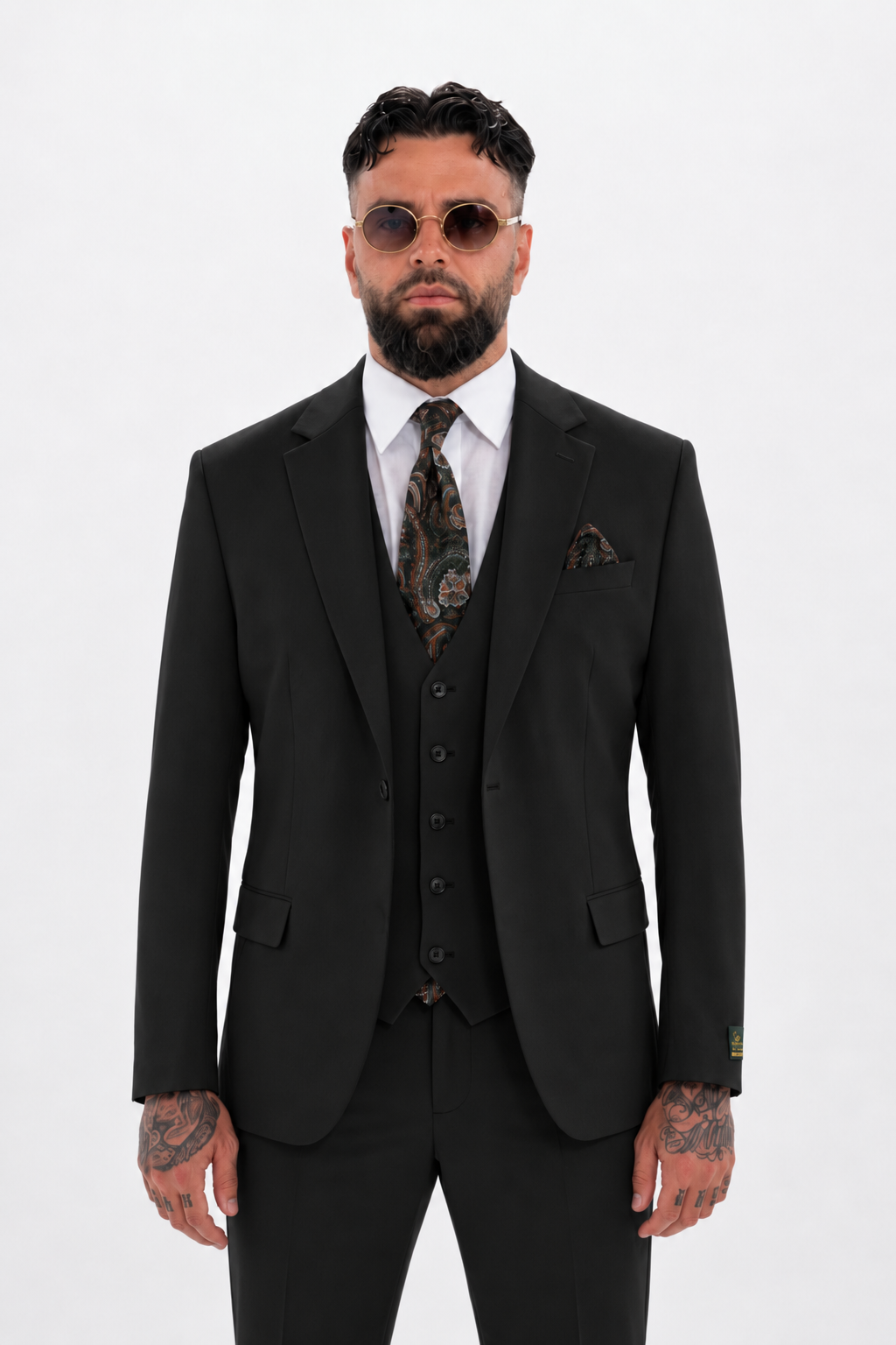 Suit Three Piece Valencia Black