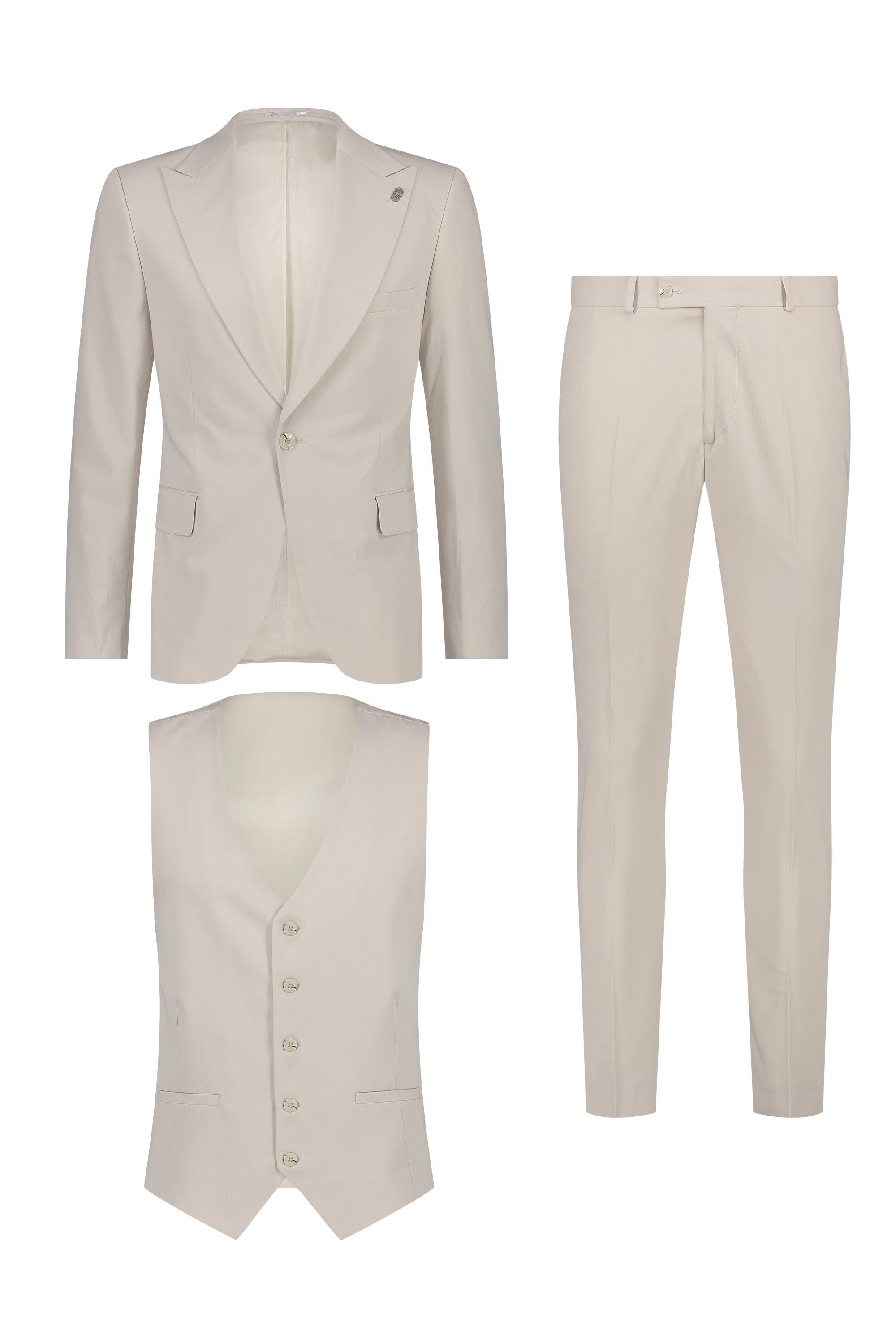 Suit three piece Cayenne beige