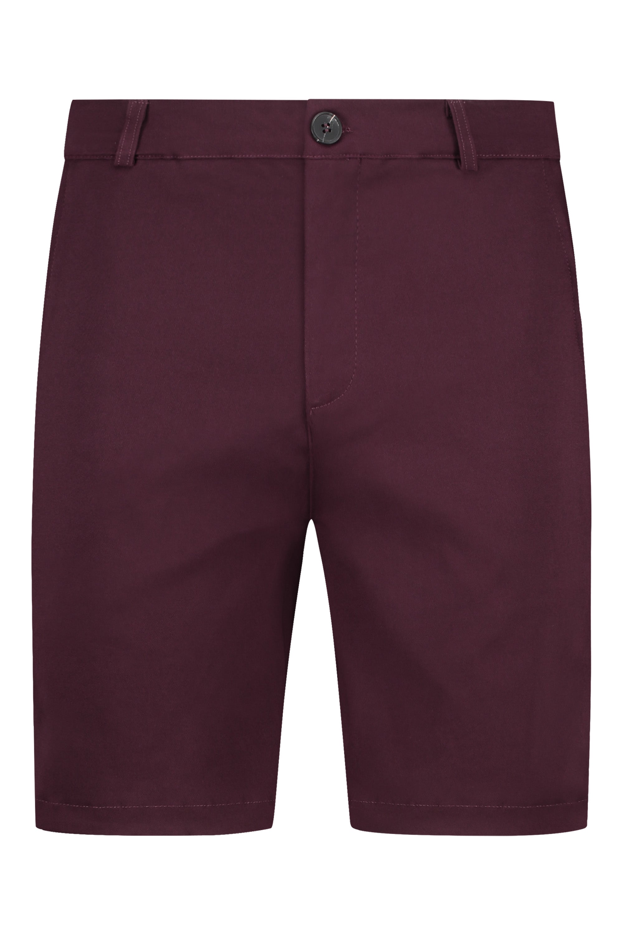 Super stretch chino short bordeaux