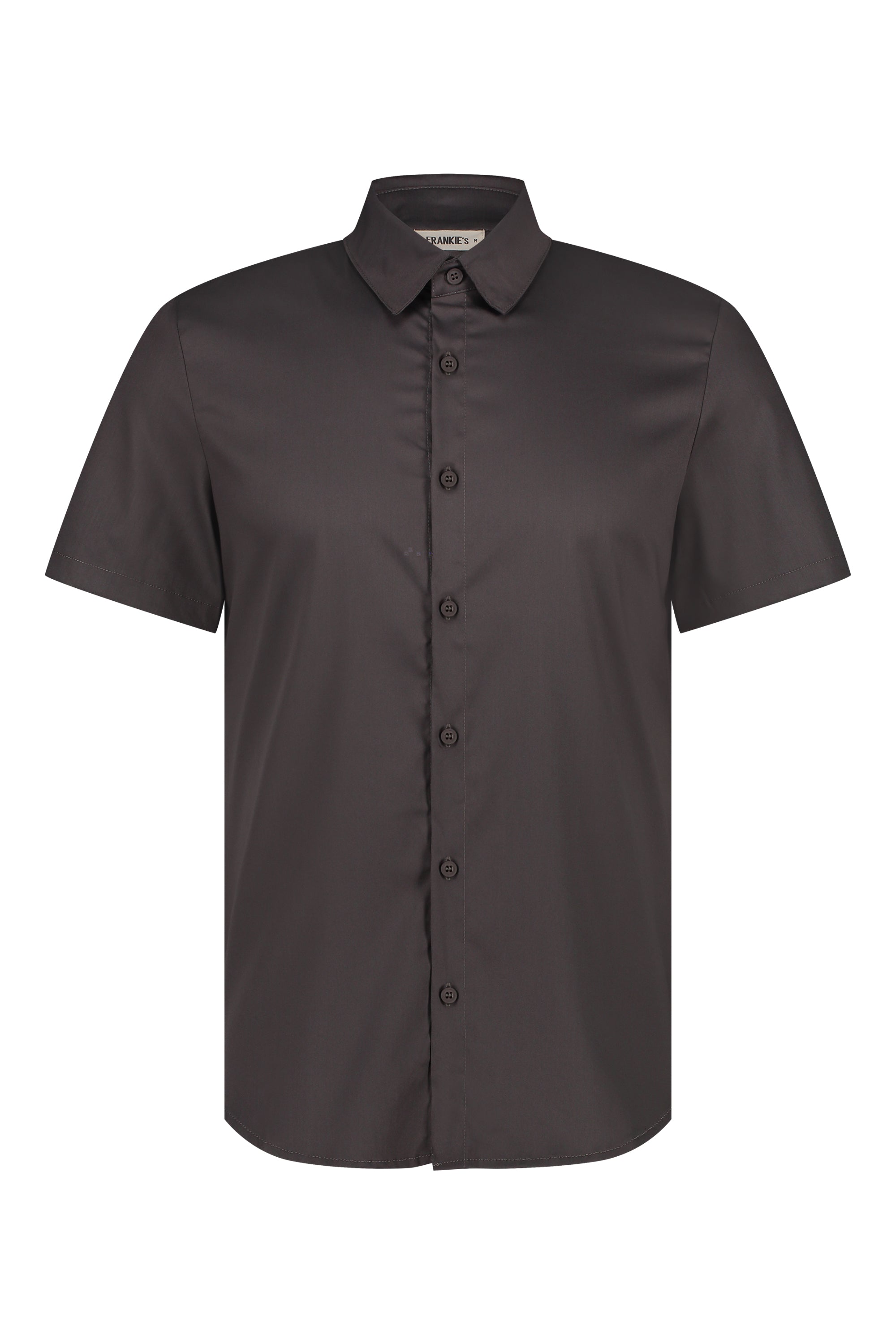 Shirt super stretch short sleeve grey