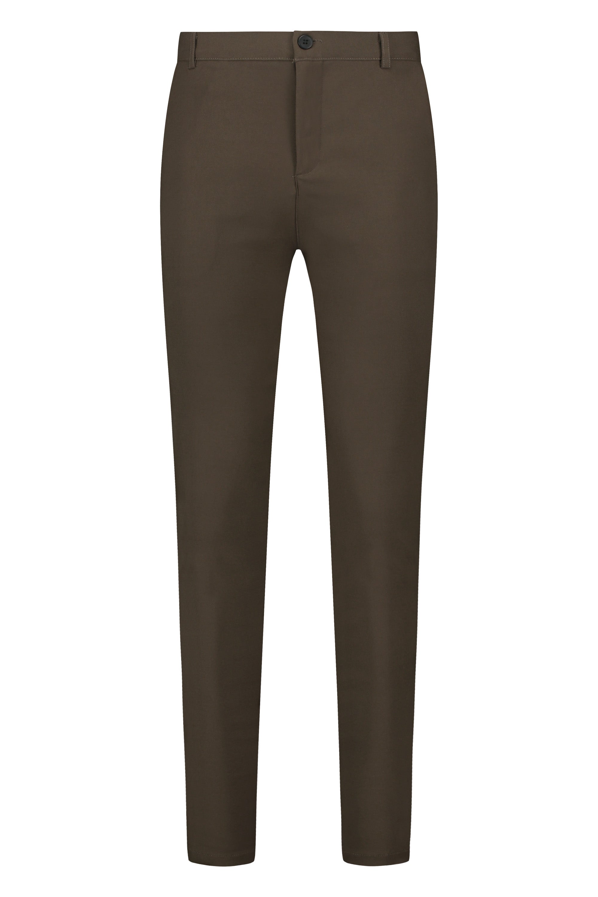 Super stretch pantalon brown