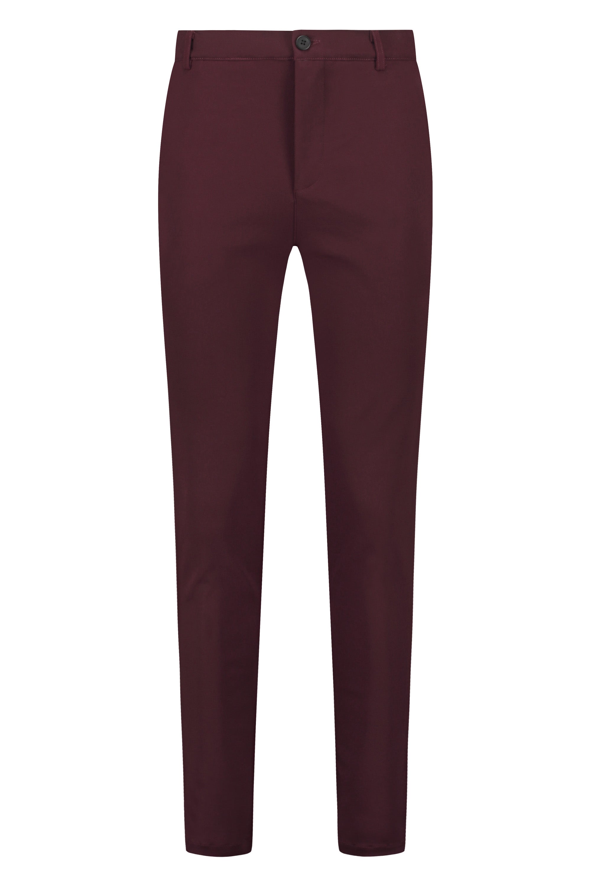 Super stretch pantalon bordeaux