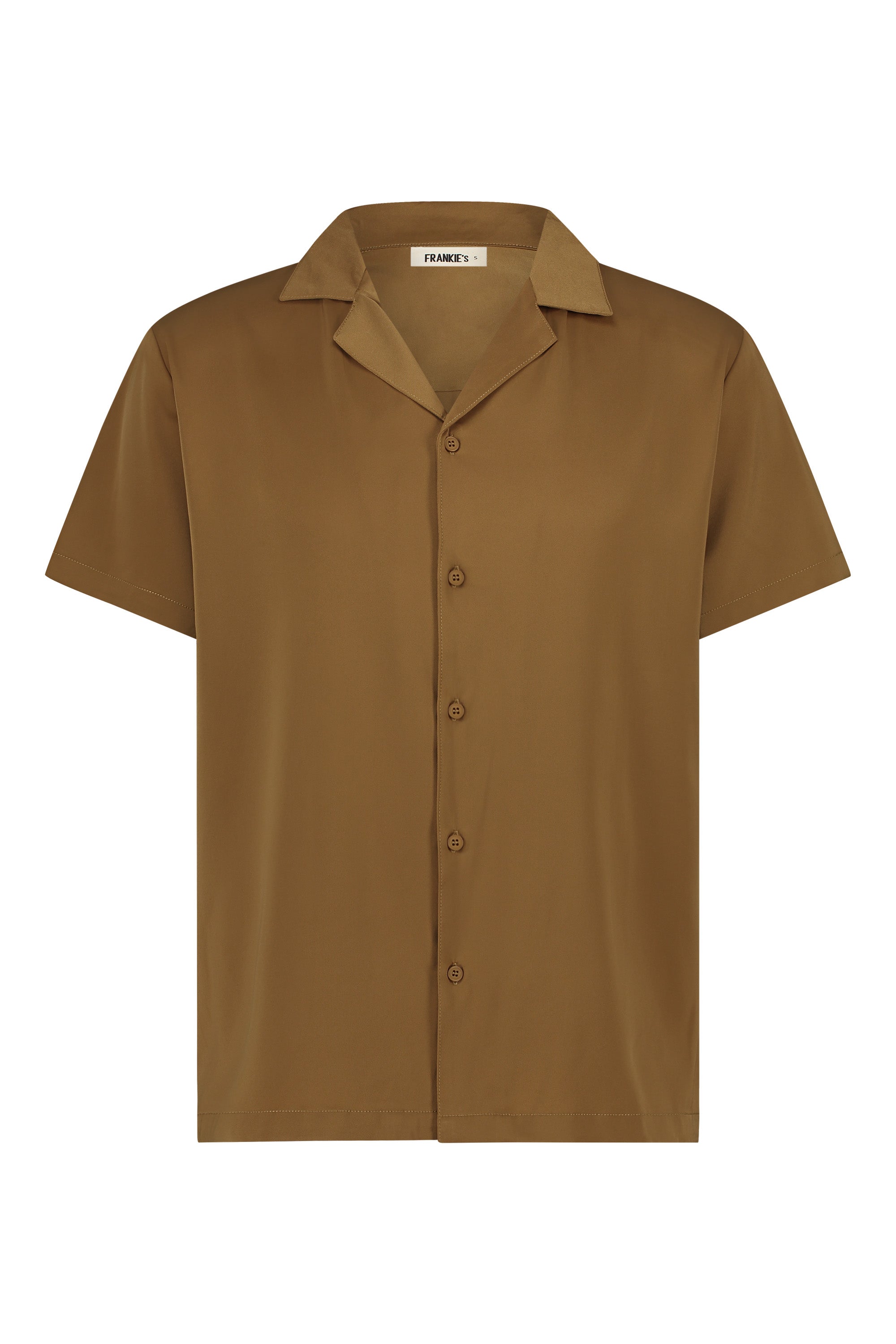 Shirt satin bronze