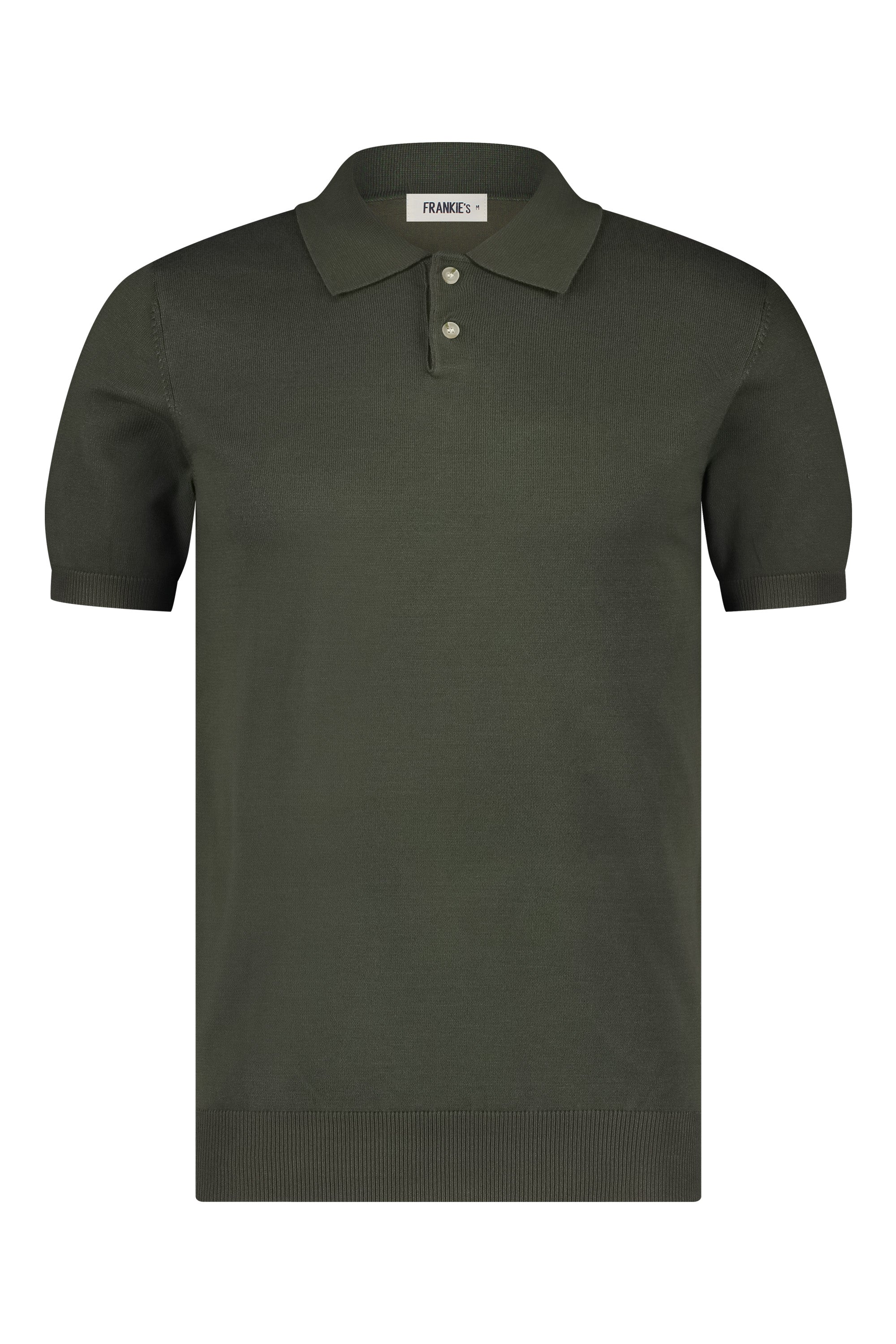 Polo knitwear short sleeve khaki